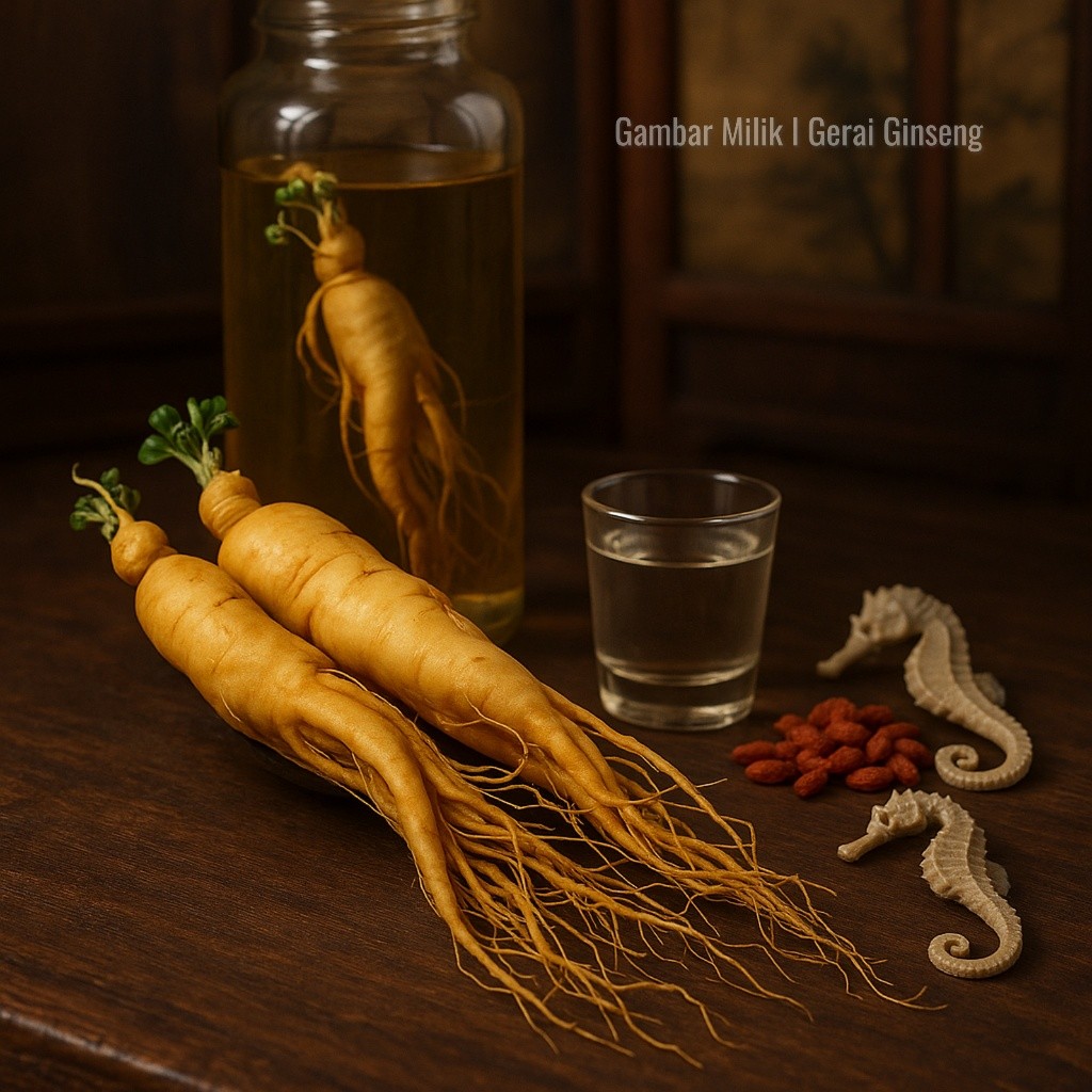 

Ginseng Merah Korea Besar 100gr | Akar Ginseng Herbal Asli untuk Rendaman