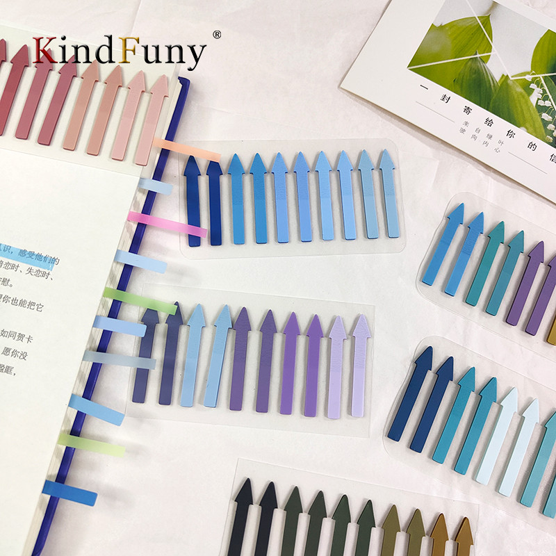 

KindFuny 1200 Sheets Transparent Fluorescent Index Tabs Arrow Flags Sticky Note for Page Marker Planner Stickers Office School
