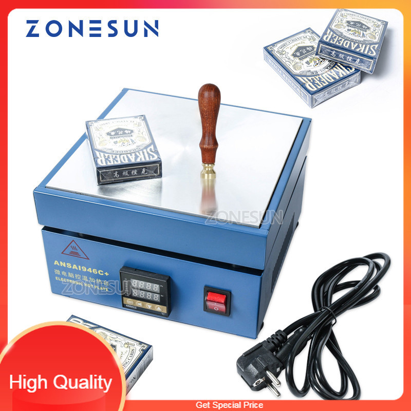 

THE BEST ZONESUN 850W Phone Repairing Machine Cigarette Perfume Playing Card Poker Comestics BOPP Film Wrapping Machine Sealing Machine