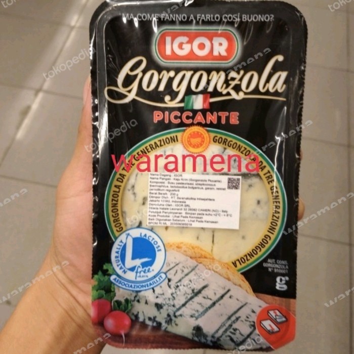 

IGOR GORGONZOLA PICCANTE 200gr - CHEESE IGOR IMPORT ITALY