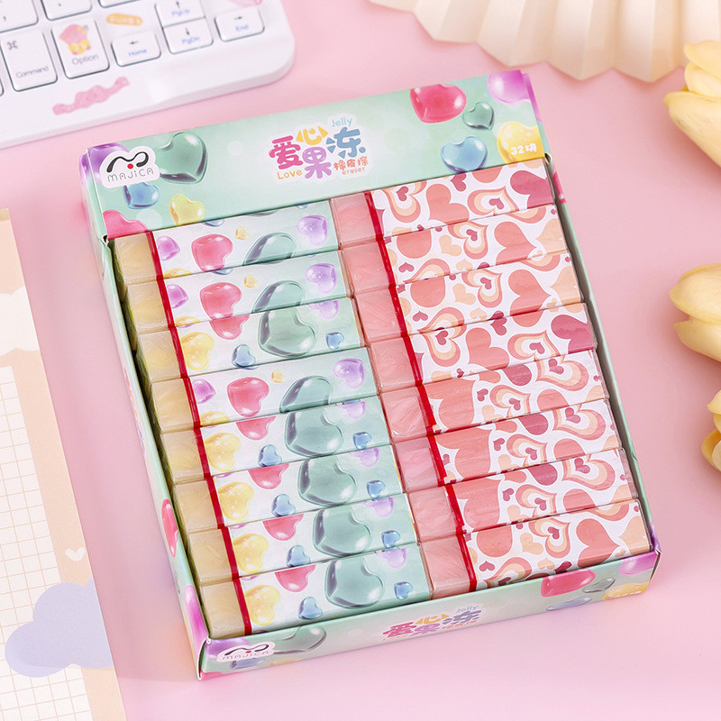 

Penghapus Pensil Karet Sekolah Motif Love Bahan Import Lucu COD 1080