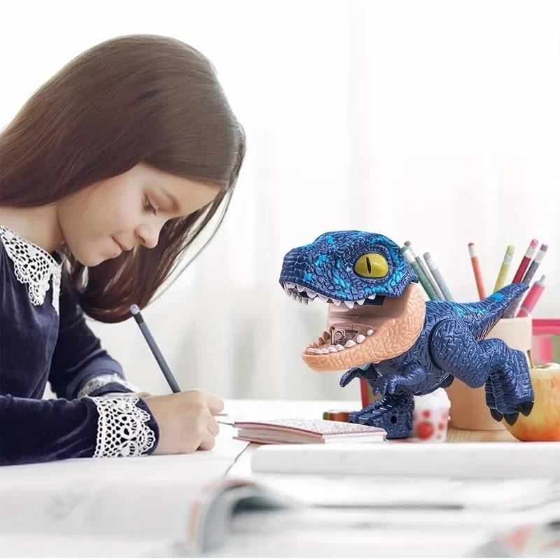 

5-In-1 Dinosaur Stationery Set Including Pencil Ruler Pencil Sharpener Stapler Eraser Fun Learning Supplies Child Gift