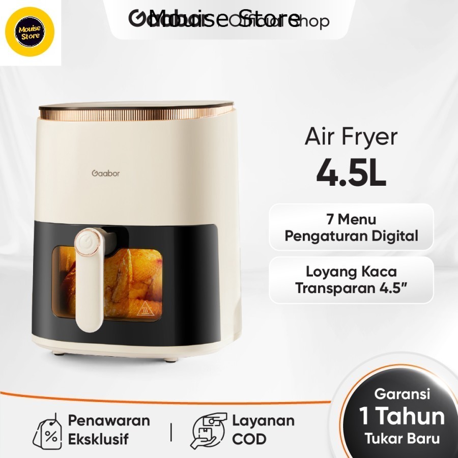 GAABOR DIGITAL AIR FRYER 4.5L 4.5 L AF-45T01A