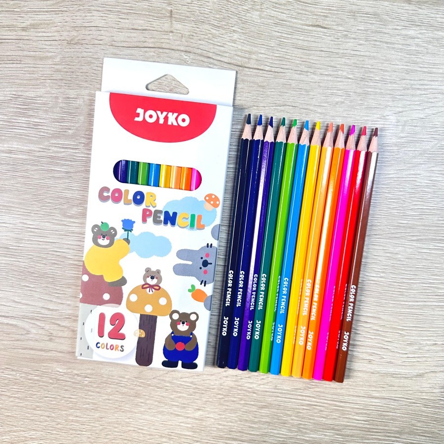 

JOYKO Color Pencil CP-0132-12 Pensil Mewarnai 12 Warna - 12 Warna Set