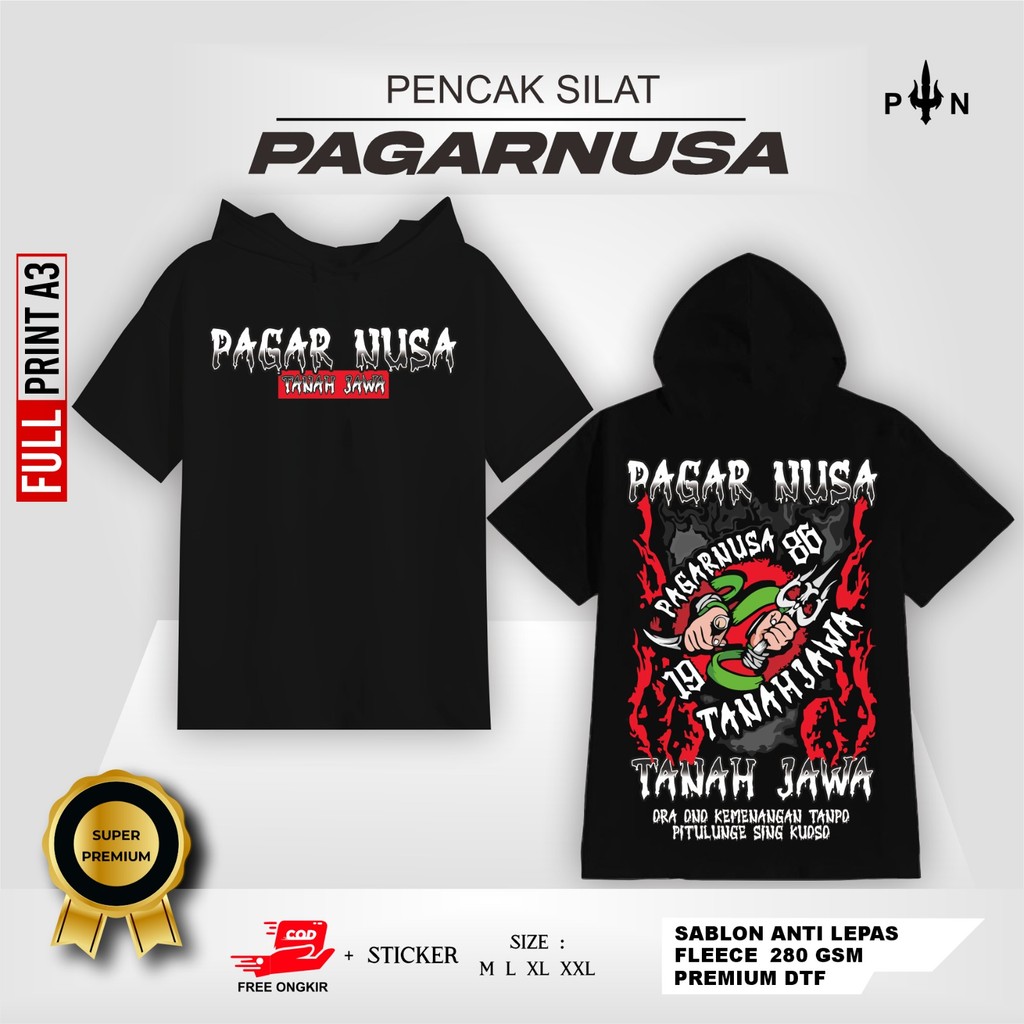 Ts Hoodie Pagar Nusa Tanah Jawa 1986 Ts Hoodie Distro Pencak Silat Psnu Pagar Nusa