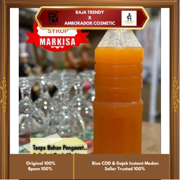 

RESEP MAK ABIE SIRUP MARKISA BRASTAGI MEDAN BERBULIR (1liter=1.3kg)
