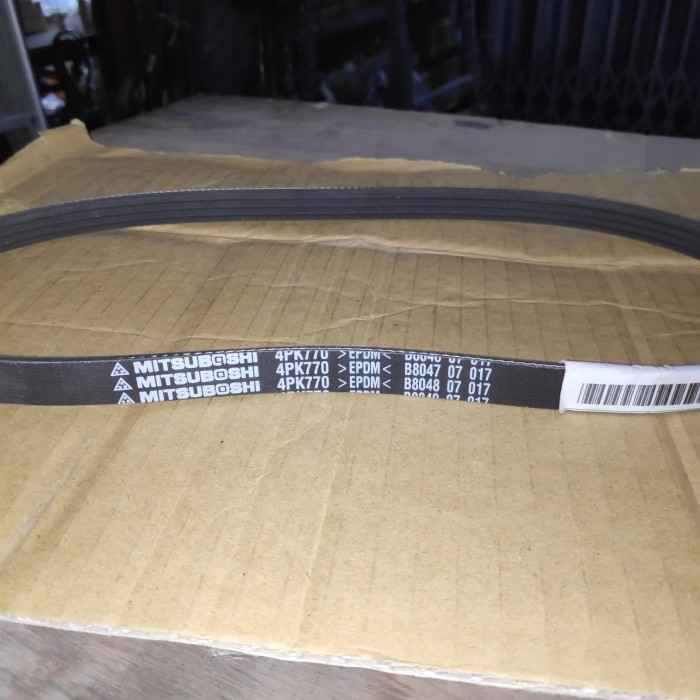 Jual--Cod MITSUBOSHI Fan belt 4PK770 EPDM tali kipas fanbelt 4PK 770 Visto