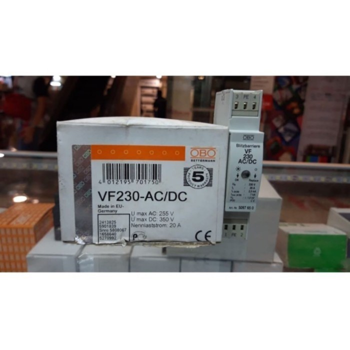 Penangkal Petir - Surge Arrester OBO VF230 - AC/DC