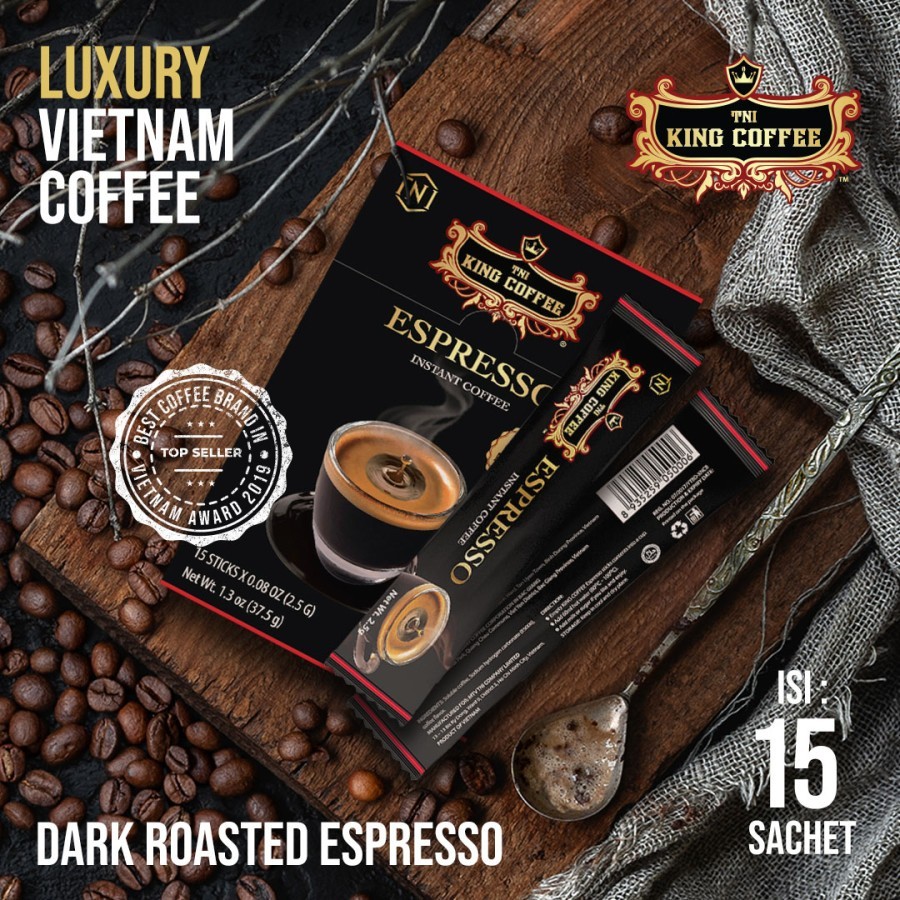 

King Coffee Espresso Aroma kuat dan full Body isi 15
