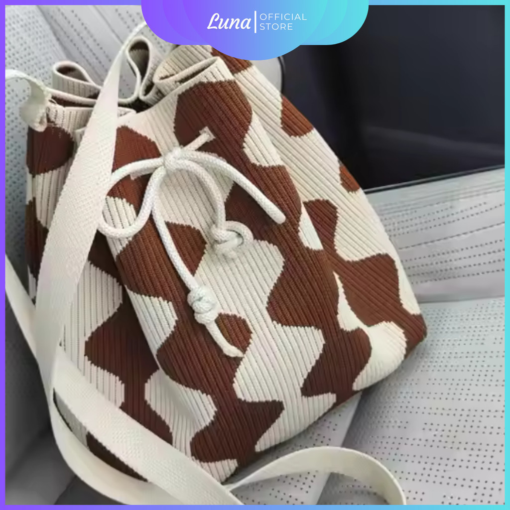 Tas Selempang Vici Wanita Tas Serut Slingbag Mini Serut Wanita Tas Bahu Wanita Tote Bag Wanita