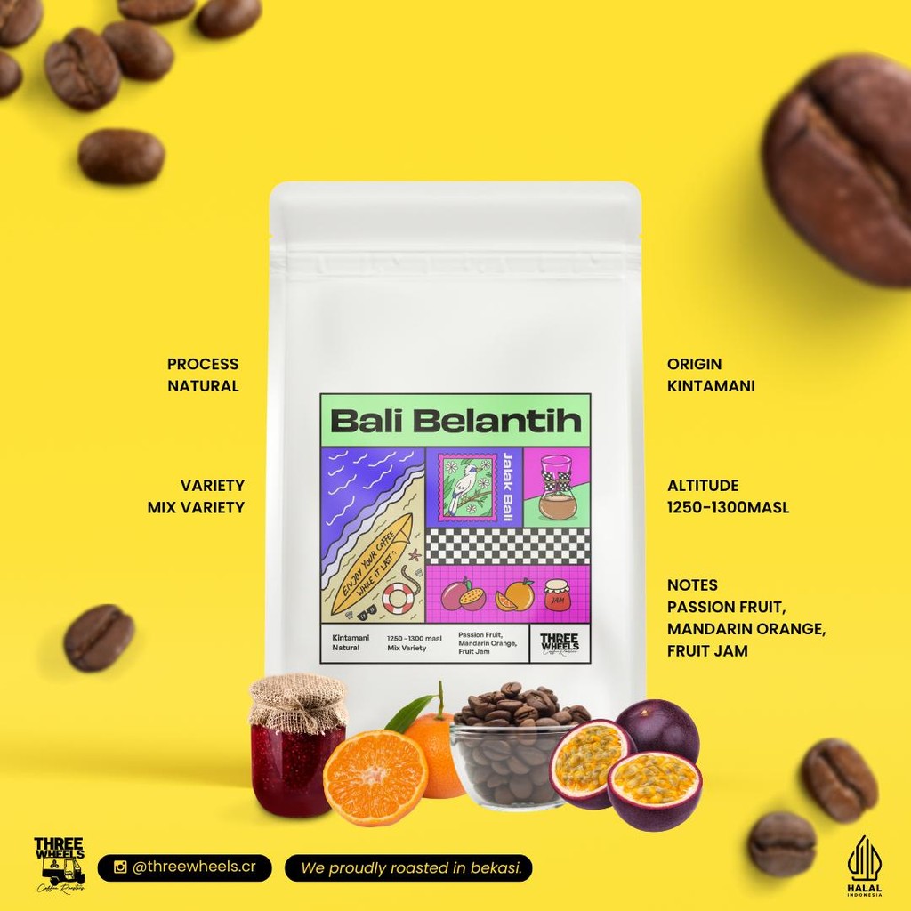 

Kopi Arabika Bali Belantih Natural (1000gr)
