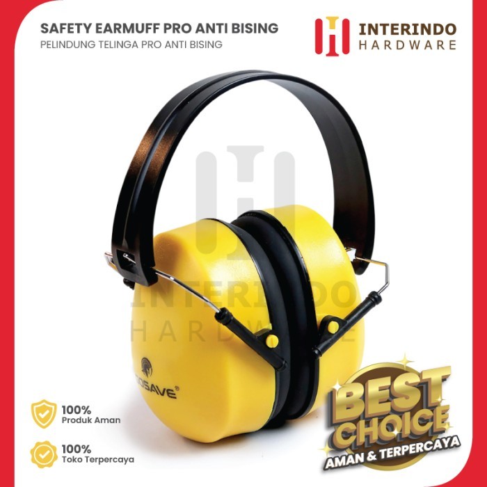 

Earmuff Safety Pro Series 28 dB Penutup Telinga Pelindung Anti Bising