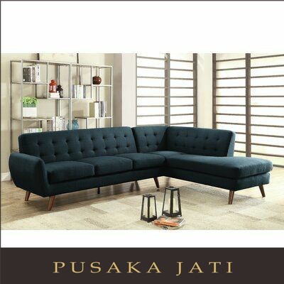 satu set sofa minimalis | Sofa livingroom | Set sofa Scandinavia pusaka jati