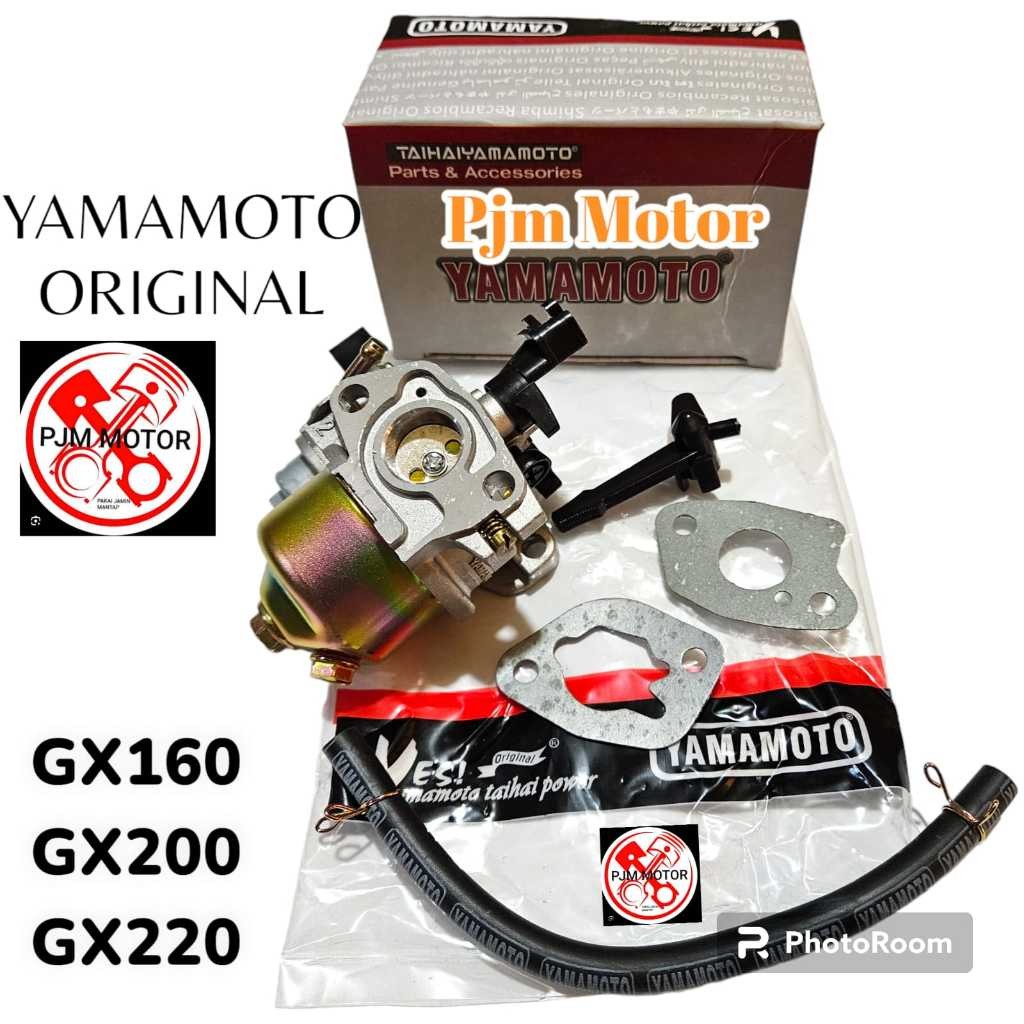 

YAMAMOTO GX160 carburator karburator carburetor mesin pengerak GX200 GX220 5HP 6.5HP 7.5HP 8HP ORIGINAL amplas