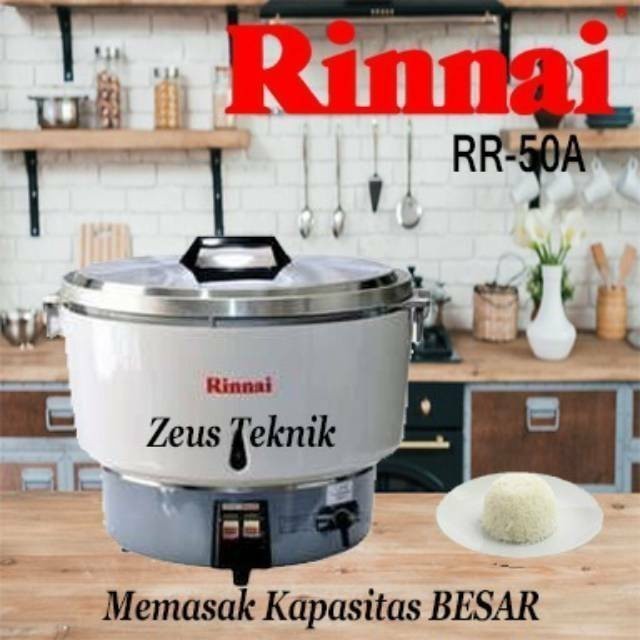 RINNAI Gas Cooker Otomatis(Penanak Nasi Besar)RR-50A made in Taiwan