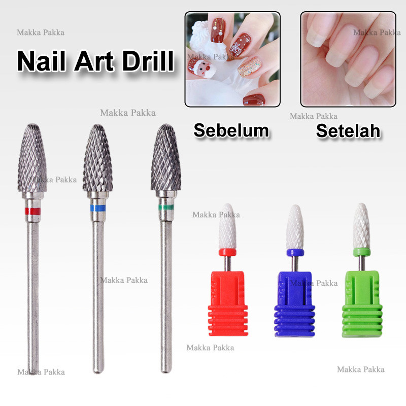 Mata Bor Api Tungsten Carbide / Mata Bor Gerinda Bor / Mata Bor Penghilang Cat Gel / Mata Bor Gerind