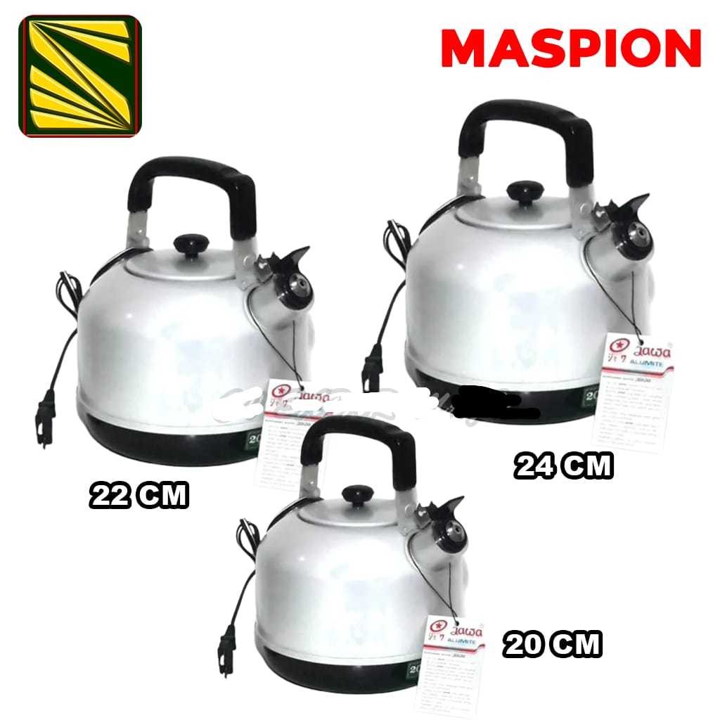 JAKLUIS_SHOP Teko Bunyi Listrik Ceret Bunyi Maspion/Maspion Teko Bunyi Aluminium | Ceret Listrik Ket