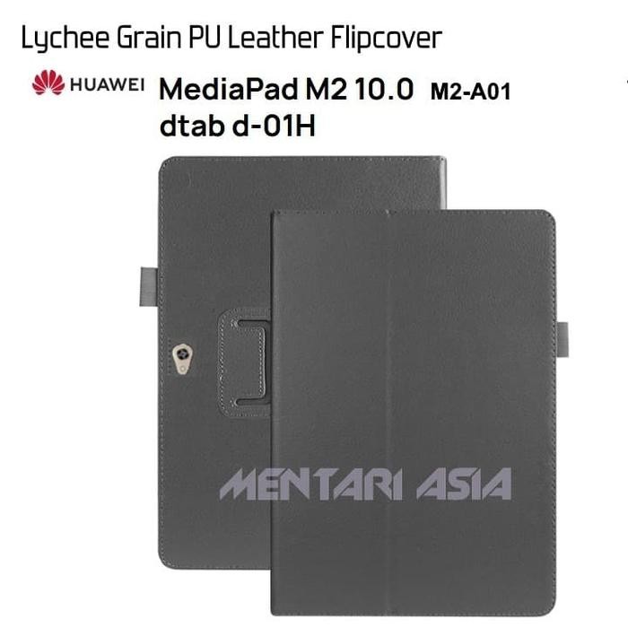 Flipcover HUAWEI d-Tab D01H - Lychee PU Leather Stand Function