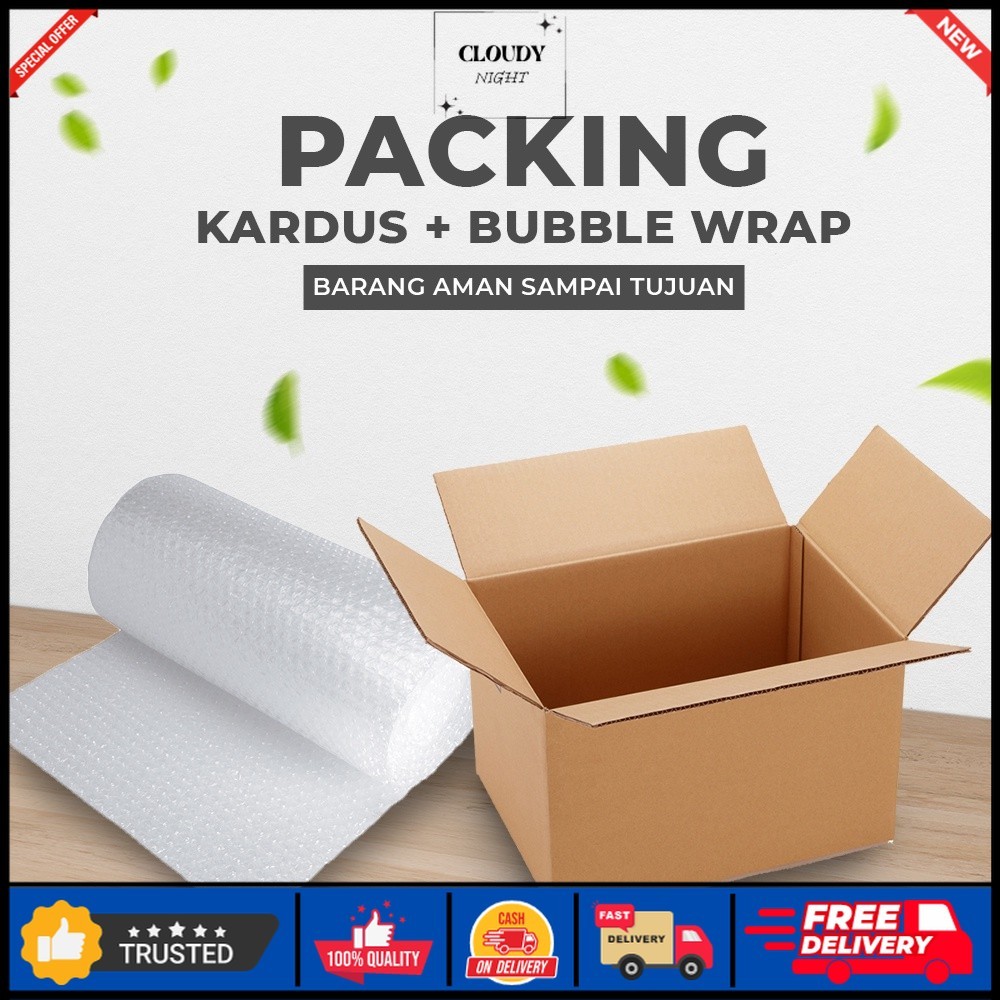 

Bubble Wrap / Dus / Box Tambahan Packing