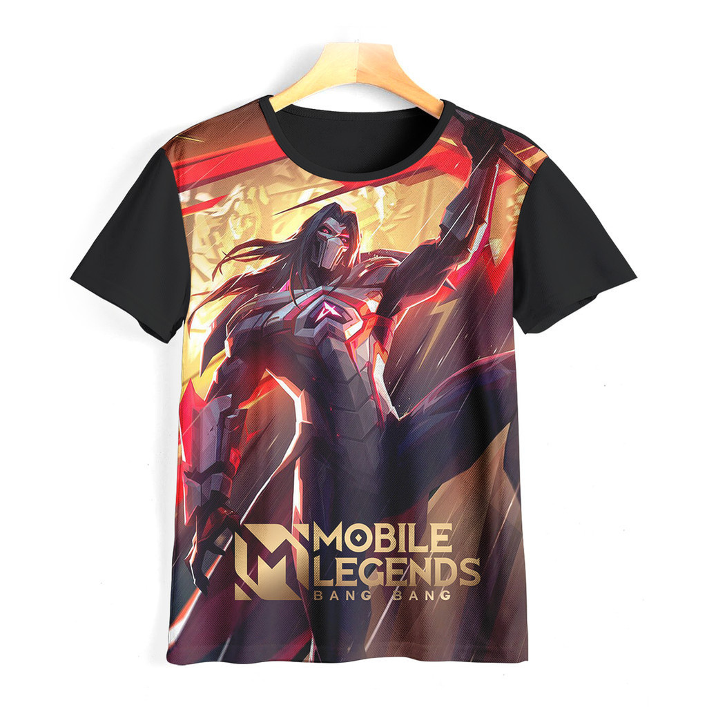Kaos Mobile Legends Keren dan Adem | Kaos Moskov Mobile Legends Anak & Dewasa | 33SML Skin Mobile Le