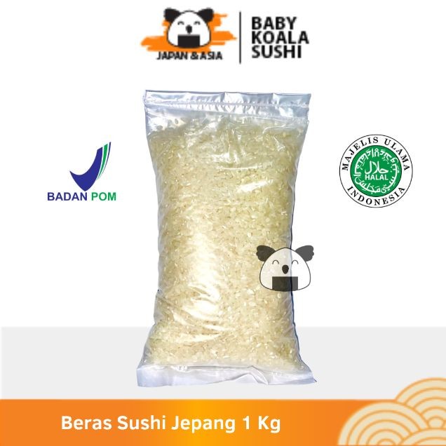 

HIDEAKI Beras Sushi Premium 1 Kg │ Japonica Rice for Kimbab