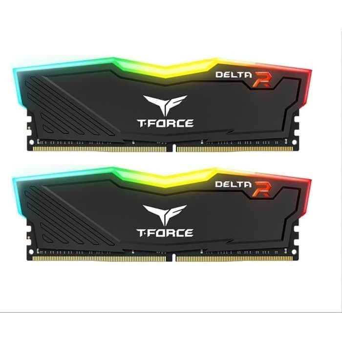Team Group Delta RGB 16GB 2x8GB 3600Mhz - Ram For Pc Gaming - Putih