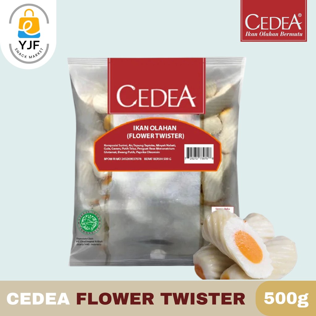 

Cedea Flower Twister Baso Ikan [500g]