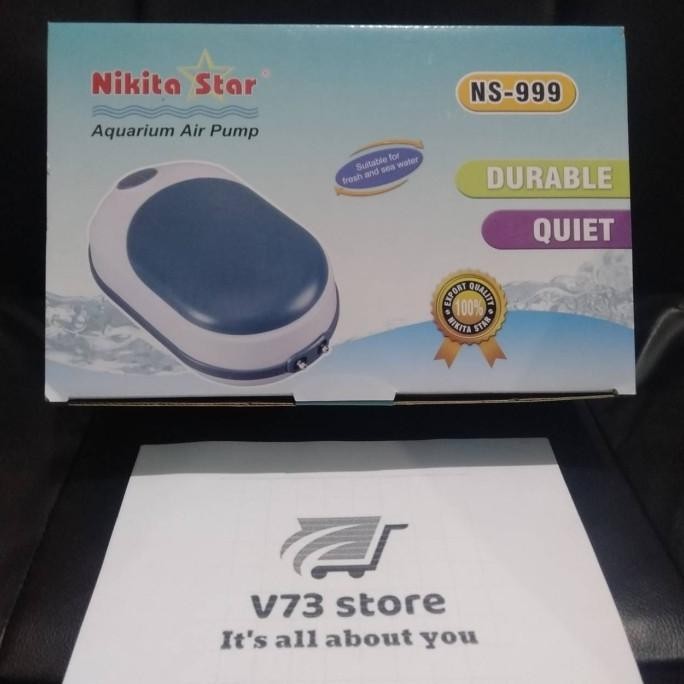 Ns 999 Nikita Star Aerator 2 Lubang Airpump Aquarium