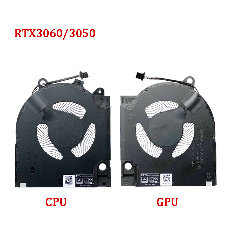NEW ORIGINAL Laptop CPU GPU Cooling Fan For DELL G15 5510 5511 5515 2021 RTX3050 RTX3060 RTX3070 CN-