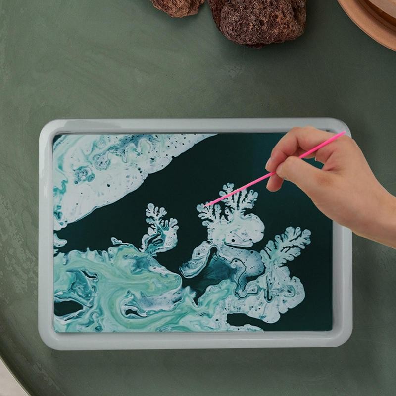 

Kids Marbling Paint Kit Craft Supplies Marble Painting For Artist Creative Toys Holiday Gifts For Girls And Boys Ages 6 7 8 9 10