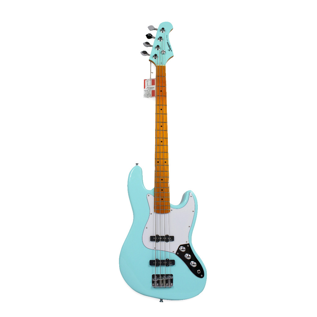 Bass Elektrik Merk Scorpion ORIGINAL Tipe SJ200 Dustin Blue / Biru Model Jazz Bass Senar 4 Listrik S