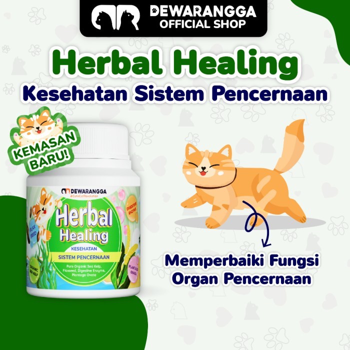 Dewarangga Vitamin Kucing HERBAL HEALING untuk Mengatasi MasalahSistem