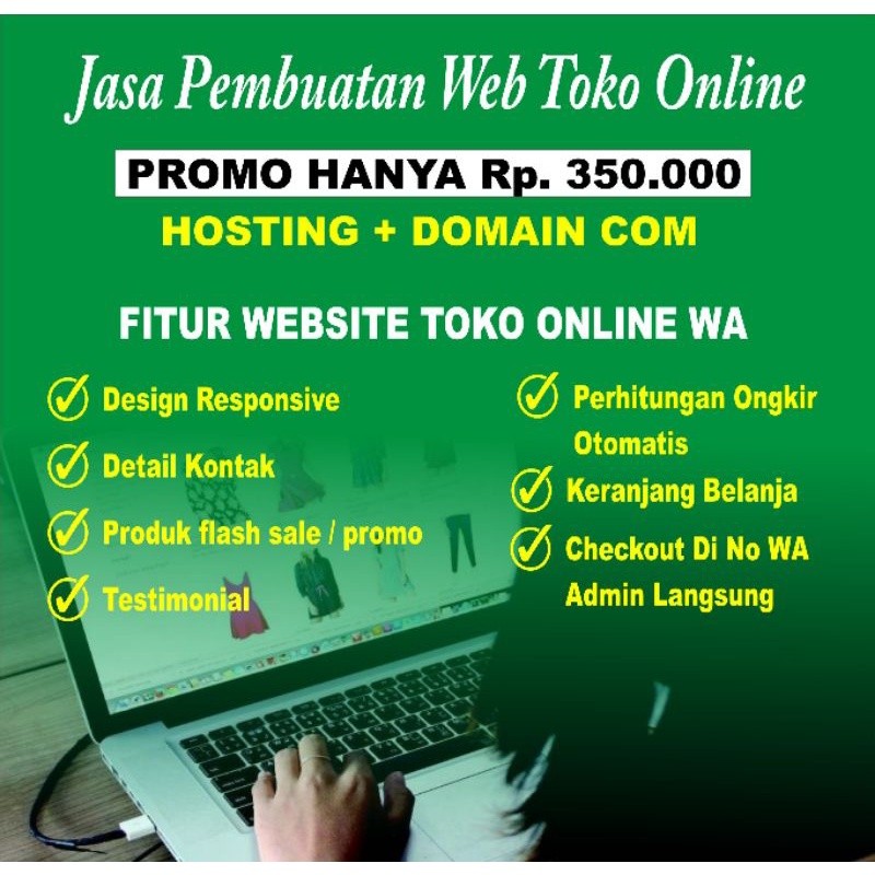 jasa pembuatan website toko online wa