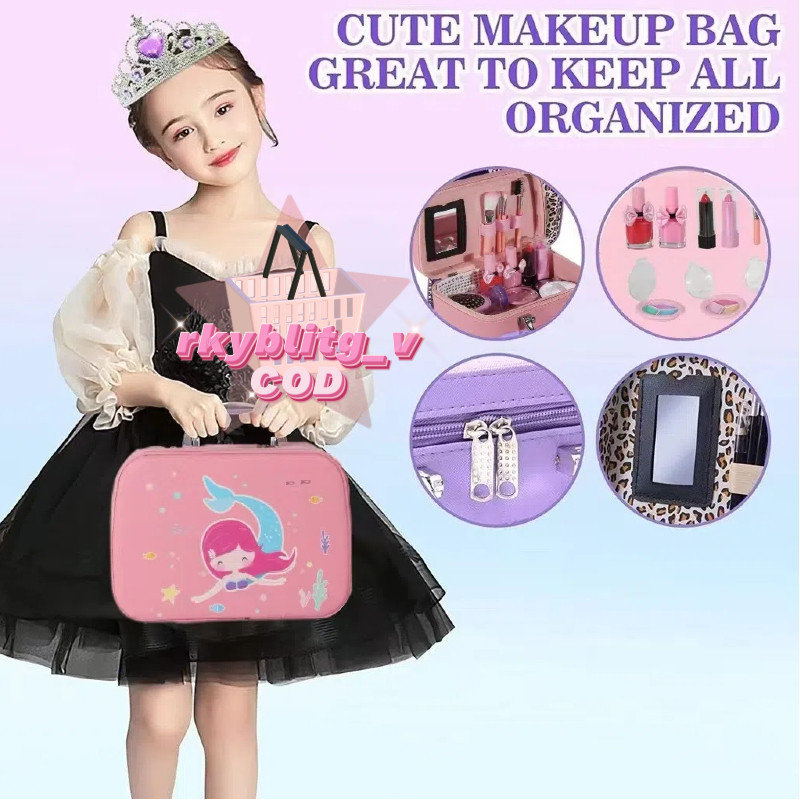 Mainan Kosmetik Kecantikan Children Pretend Plays / Anak Perempuan Yang Dapat Dapat Dicuci Benar Mak