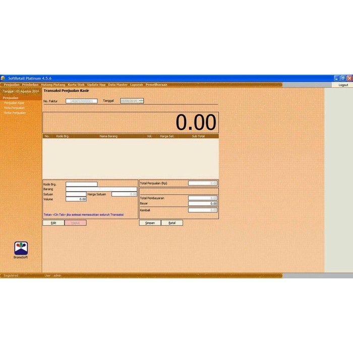 Software Penjualan Bromosoft Product