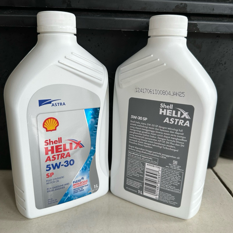 SHELL HELIX ASTRA 5W 30 SP DIESEL & BENSIN Full Synthetic 1 Liter Original Terlaris