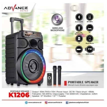 ADVANCE SPEAKER PORTABLE BLUETOOTH