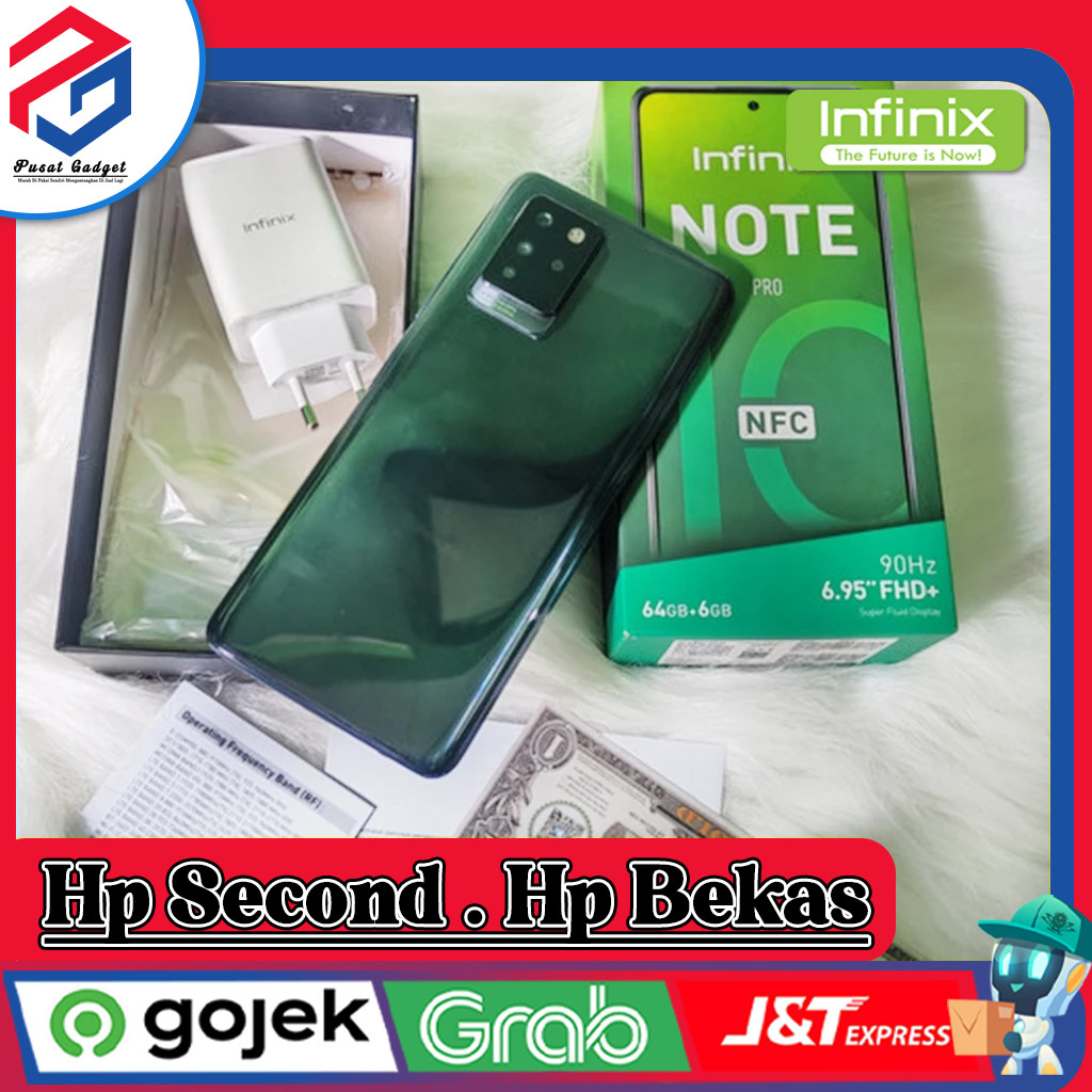 Infinix Note 10 Pro Ram 6/64GB | Ram 8/128GB Second  Grade A