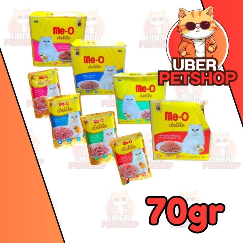 MEO delite pouch premium 70gr ( 1 DUS ISI 12 )