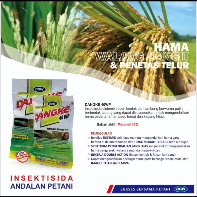 DANGKE 40 WP 100 GRAM INSEKTISIDA / DANGKE 100GRAM 100%ASLI