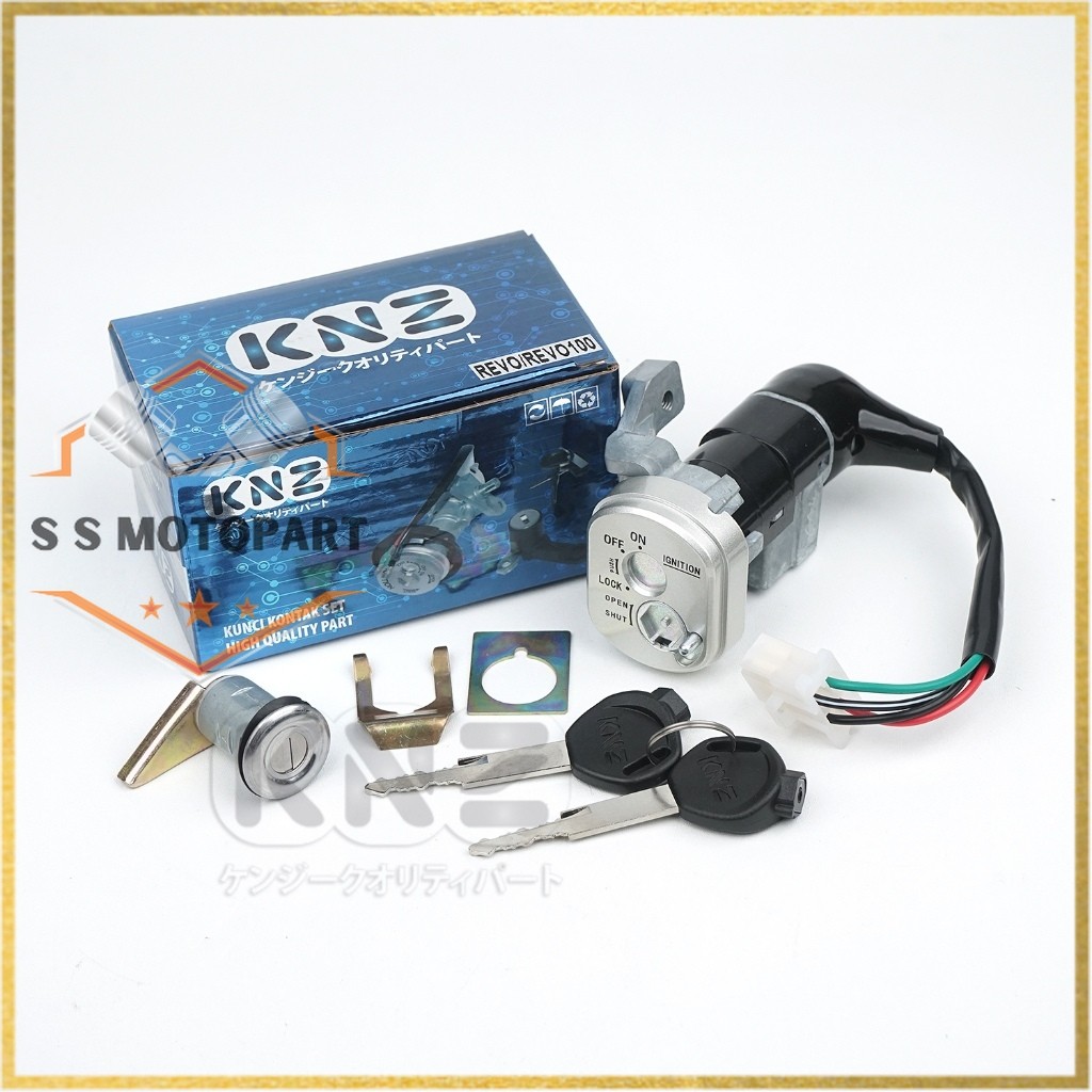 Kunci Kontak + Sadel REVO / REVO 100 (KVR) Ori KNZ