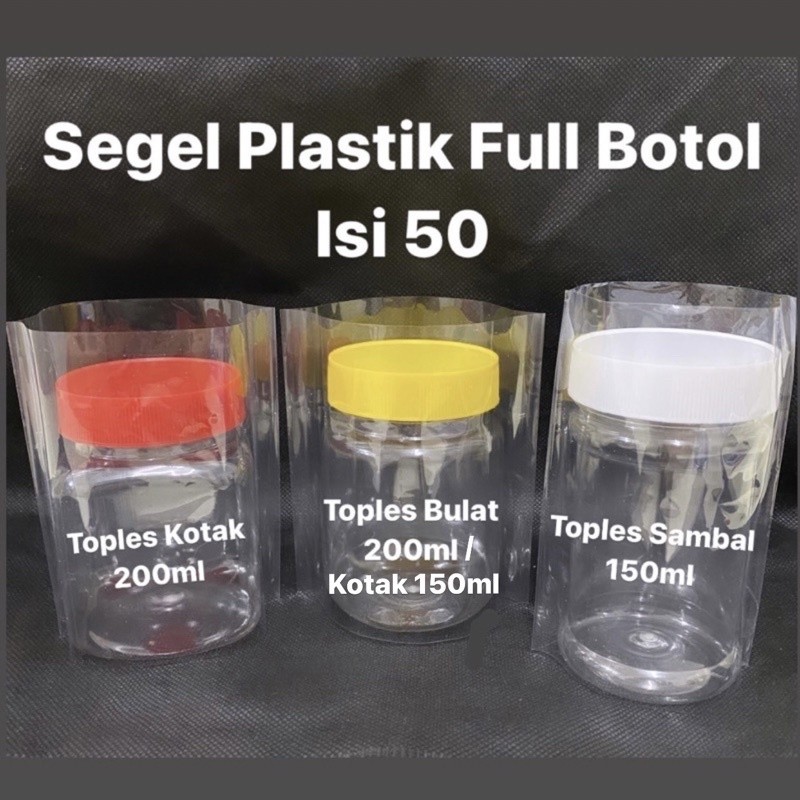 

Segel Plastik Full Botol isi 50/Segel Plastik Full Body isi 50