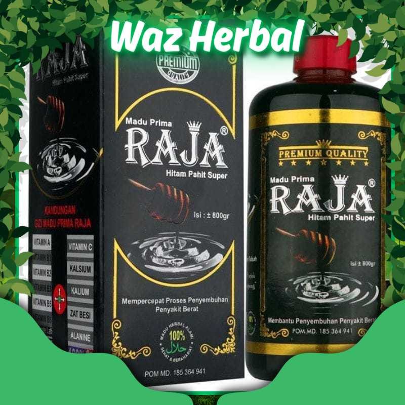 

ORIGINAL | Madu Hitam Pahit Raja 800 Gr Prima Raja | Waz Herbal