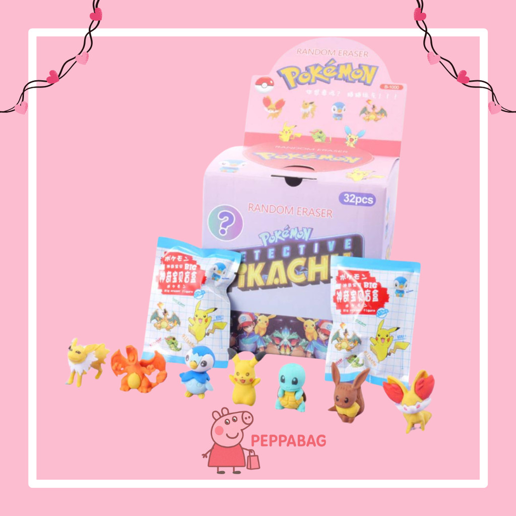 

Penghapus Mystery Bag / Cute Eraser Blind Bag / Mystery Box Penghapus Motif Sanrio Pokemon - ES0361