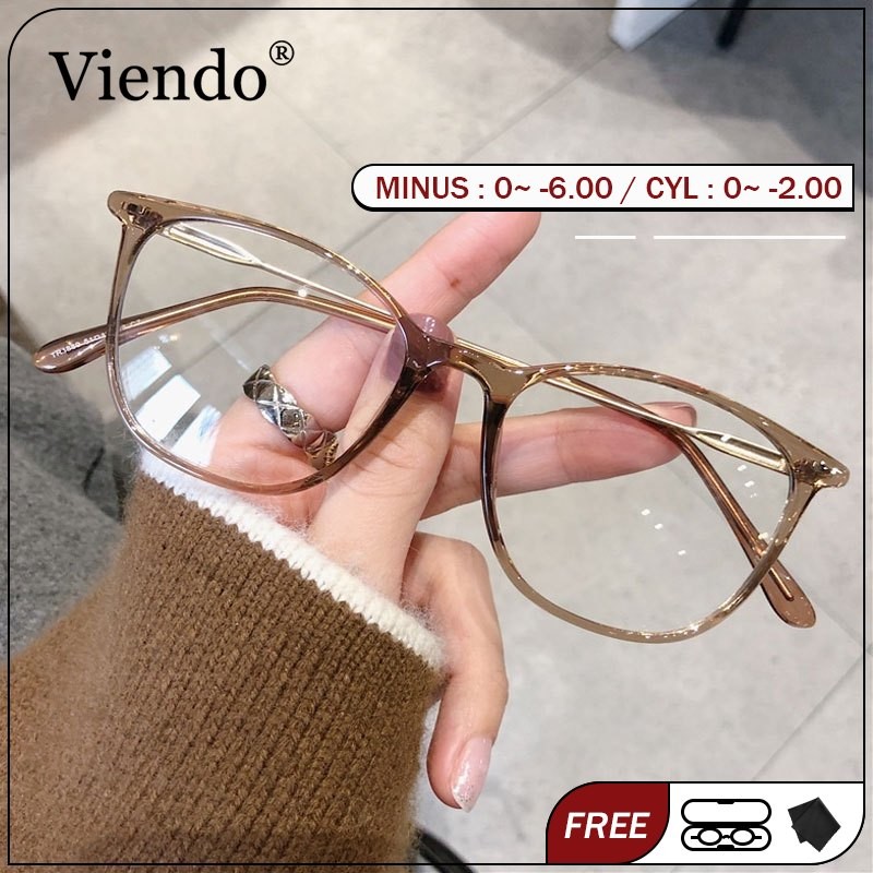 Terlarissss Viendo Kacamata Minus Anti Blueray Radiasi Photocromic Night Drive Bluecromic Wanita