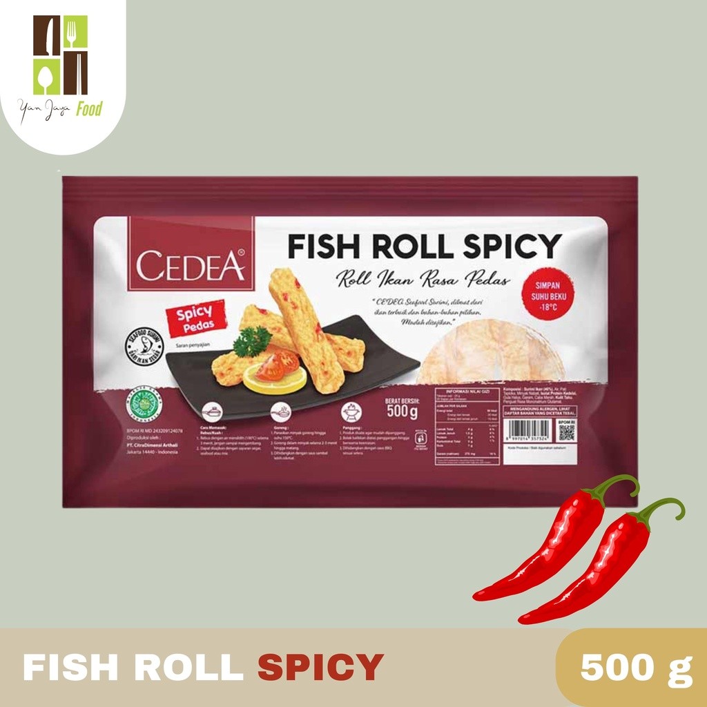 

Cedea Fish Roll Pedas Spicy / Fish Roll Original [500g]