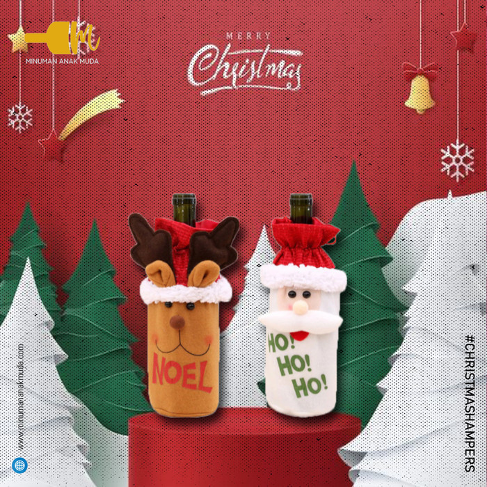 Hampers Natal / Gift Pouch ( Wine, Vodka, Whisky, Soju, Makgeolli )