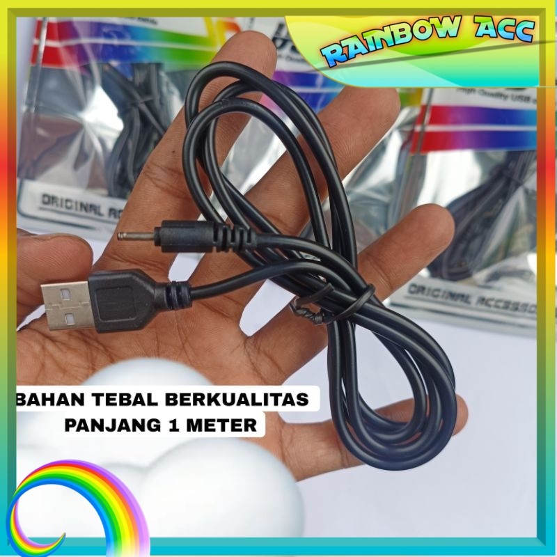 Kabel Charger NOKIA USB to Pin kecil HP Jadul 1 meter bahan tebal berkualitas
