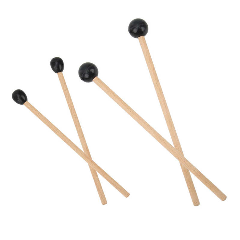 2pcs Tongue Drum Mallet Drums Stick Rubber Head Tongue Drum Mallet Stick Drumstick for Instrument