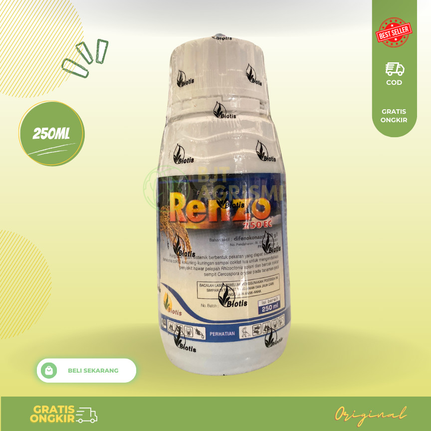 Fungisida renzo 250ml obat pengendali jamur Difekonazol 250 g/l pembening padi score explore
